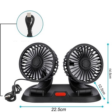 2-СКОРОСТНОЙ ОХЛАЖДАЮЩИЙ ВЕНТИЛЯТОР С USB