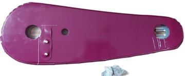 OSŁONA ŁAŃCUCHA MATERIAŁ FIOLETOWA