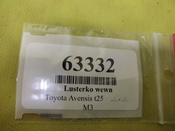 TOYOTA AVENSIS T25 KOMBI ZRCÁTKO VNITŘNÍ