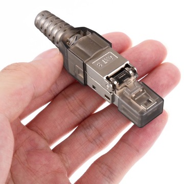 Обжимной разъем для конца кабеля Ethernet Cat 8