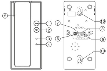 Аудиотрубка AP-AD2W для домофонов серии AS-10xA