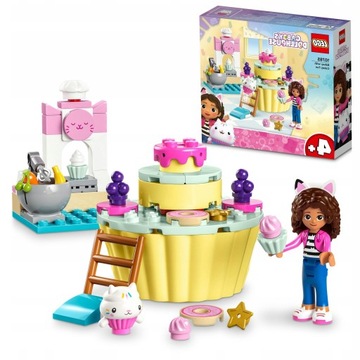 LEGO Koci domek Gabi 10785 Pieczenie tortu z Łakotkiem