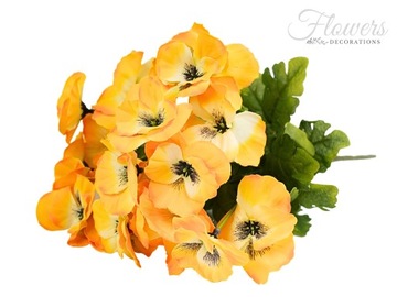 БУКЕТ С ЖЕЛТЫМИ АНЮТИНАМИ ИСКУССТВЕННЫЕ НЕЖНЫЕ ВЕСЕННИЕ ЦВЕТЫ РАСТЕНИЕ ДЛЯ ВАЗЫ