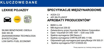 Тотал Кварц Ineo MC3 5W30 5л