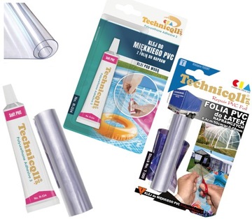 ZESTAW NAPRAWCZY Klej Łatki Do BASENU Bestway Intex Pontonu Materaca