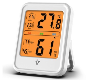 TERMOMETR HIGROMETR ELEKTRONICZNY SONDA STACJA POG