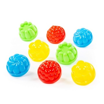 ПЕСОЧНЫЕ ФОРМЫ ДЛЯ ПЛЯЖА, НАБОР 8 шт.