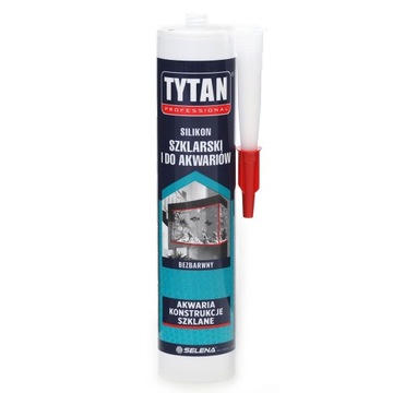 Silikon szklarski Tytan Professional bezbarwny 280 ml