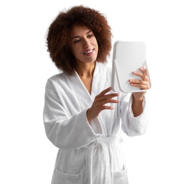 Szlafrok biały bawełniany ciepły 2XL unisex