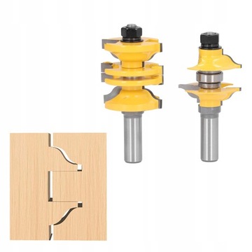 ФРЕЗЫ ДЛЯ ФРЕЗЫ ПО ДРЕВЕСИНЕ ДЛЯ ФРЕЗЕРНОГО СТАНКА, 2 ШТ.