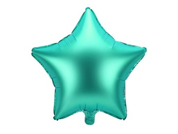 Balon foliowy gwiazda gwiazdka zielona satyna 48cm
