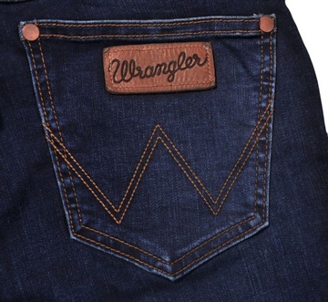 WRANGLER spodnie SKINNY blue REGULAR jeans BRYSON _ W27 L32