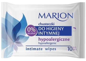Marion Chusteczki do higieny intymnej hypoalergiczne 10 sztuk