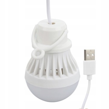 ŻARÓWKA TURYSTYCZNA LED Z FUNKCJĄ POWER BANK USB