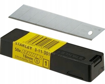 Нож STANLEY Сломанное лезвие 18мм x 50шт 11-301-3