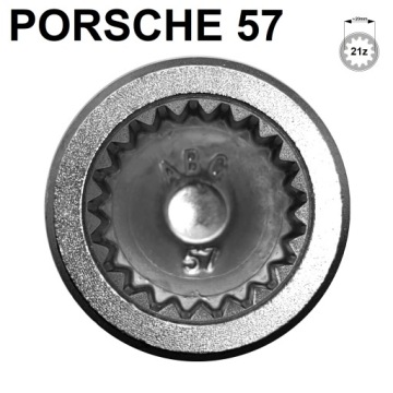 Nástavec Zlodějka Adaptér Pro Zabezpečení Šroubů Kol Porsche Vw Touareg Typ: 57