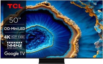 TCL 50C809 MINILED 4K 144 Гц Google TV