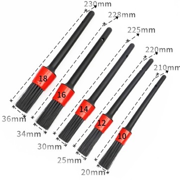 НАБОР ЩЕТКОВ ДЛЯ МЫТЬЯ И ЧИСТКИ Размер 10 12 14 16 18 5 шт.