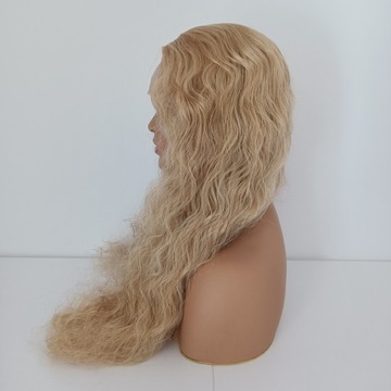 Парик LACE FRONT Блондинка волны 40/80см + шапочка БЕСПЛАТНО