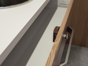 Односторонний мебельный замок для коричневых баров для шкафа для гардероба