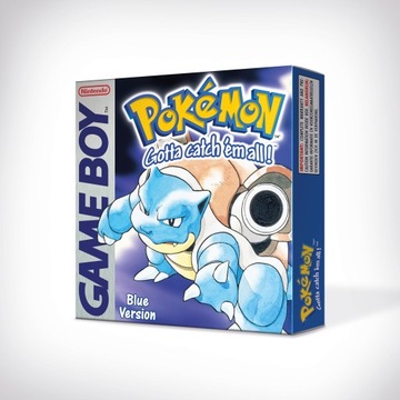 Pokemon Blue EUR Reprodukcja Opakowanie Gameboy