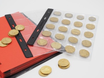 SCHULZ Альбом для монет разных размеров на 221 монету. Черный