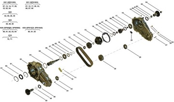 KOLA OZUBENÉ REDUKTOR MERCEDES ML 164 W164