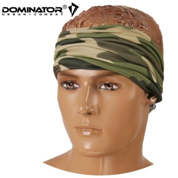KOMIN BANDANA CHUSTA SZAL DOMINATOR WOODLAND
