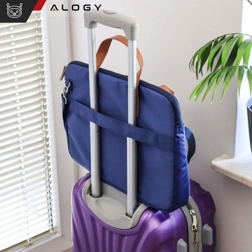 Torba etui na laptopa MacBook'a 15.6 do pracy szkoły pojemna Slim Pokrowiec