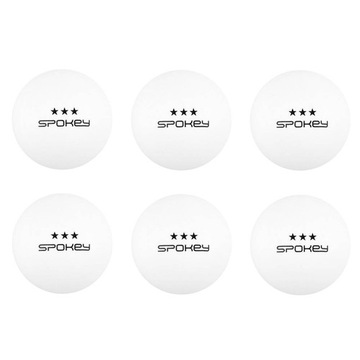 Zestaw 6 Piłeczek Do Tenisa Stołowego Ping-Ponga