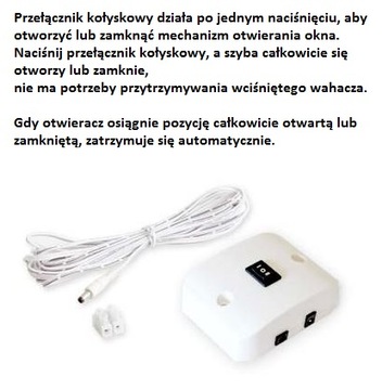 Привод на 1 окно, ручное управление - комплект