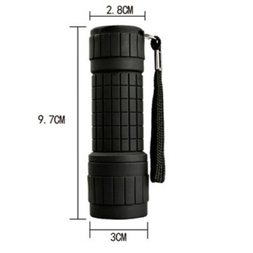 LATARKA LED COB ŚWIATŁO ROZPROSZONE +3 BATERIE AAA