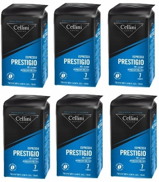Kawa CELLINI PRESTIGIO 6x250g mielona
