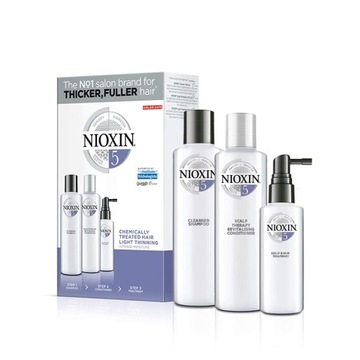 Nioxin System 5 Trial Kit Zestaw przeciw wypadniu włosów 350ml