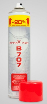 KLEJ KONTAKTOWY B707 SPRAY 600ml AREOZOL SPRAY-KON