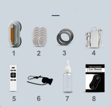 Nowość 2024 - Robot do mycia okien Podwójny automatyczny spryskiwacz - Tuya