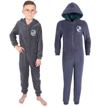 Jednoczęściowa piżama Slytherin z kapturem HARRY POTTER 128cm
