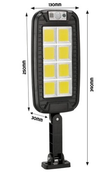 СОЛНЕЧНАЯ ЛАМПА С ДАТЧИКОМ ДВИЖЕНИЯ В СУМЕРКАХ LED COB
