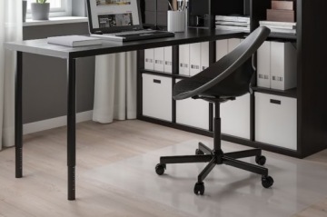 IKEA 4x РЕГУЛИРУЕМАЯ ЧЕРНАЯ НОЖКА СТОЛА ОЛОВ