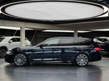 BMW Seria 5 G30-G31 Touring 530i 252KM 2018 BMW Seria 5 xDrive M Sport Ambiente Kamera cofania LED Podgrzew. fotele, zdjęcie 11