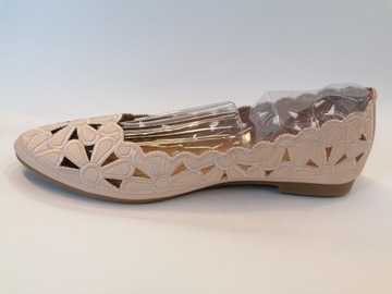 Женские ажурные летние балетки, размер 38 РОЗОВЫЙ