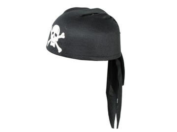 Czapka '' Pirat '' czarna / 1 sztuka
