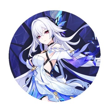Przypinka Genshin Impact Skirk 58mm prezent dla fana