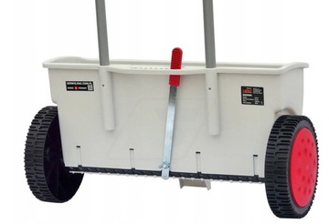 SIEWNIK do trawy ROZSIEWACZ do nawozu NAC 45cm 12 litrów z REGULACJĄ +KÓŁKA