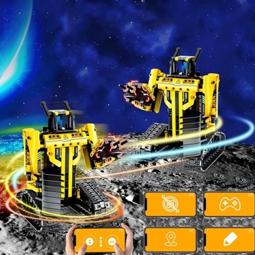 ПРОГРАММИРУЕМЫЙ РОБОТ 3 В 1 СДЕЛАЙТЕ САМ ГУСЕНИЧНЫЙ ЭКСКАВАТОР УПРАВЛЕНИЕ ПРИЛОЖЕНИЕМ И ДИСТАНЦИОННОЕ УПРАВЛЕНИЕ