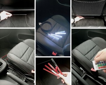RGB СВЕТОДИОДНОЕ ОСВЕЩЕНИЕ ИНТЕРЬЕРА САЛОНА АВТОМОБИЛЯ