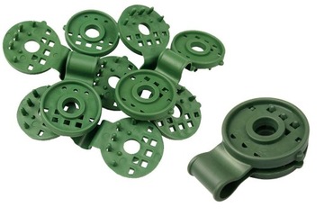 KLIPSY MOCUJĄCE SIATKĘ OSŁONOWĄ MATĘ NA OGRODZENIU ZACISK DZIANINA 20szt