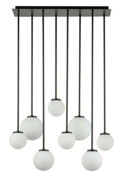 Designerski Nowoczesny SIGMA Tulia 8 długi biały LED