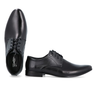 МУЖСКАЯ ТОРЖЕСТВЕННАЯ ОБУВЬ КОЖАНАЯ 040 ЧЕРНАЯ R 39