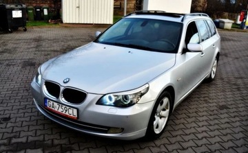 BMW Seria 5 E60 Touring 520 d 177KM 2007 BMW Seria 5 Lift, Automat, Panorama , Nawigacja, Czujniki parkowania 2.0